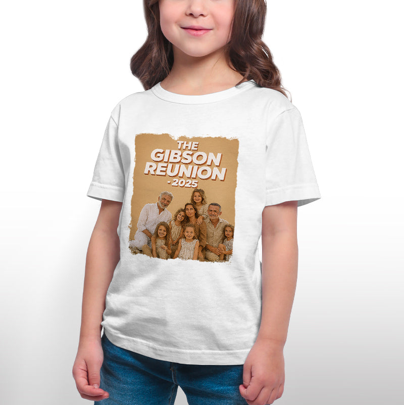 Custom Family Reunion T-Shirt – 100% Cotton, US Sizing, Delivered in 7 Days