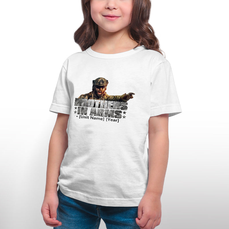 Custom Brothers in Arms T-Shirt – Add Unit Name, Photo & Year, US Sizes, Delivered in 7 Days
