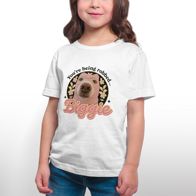 Custom Pet Photo & Name T-Shirt – Personalized Dog or Cat Design, 100% Cotton