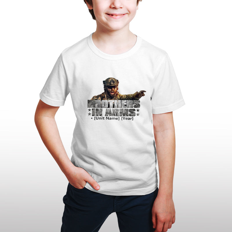 Custom Brothers in Arms T-Shirt – Add Unit Name, Photo & Year, US Sizes, Delivered in 7 Days