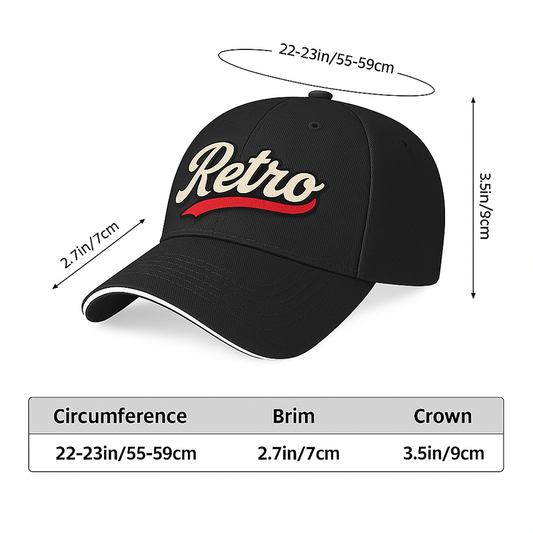 Custom Logo Baseball Cap for Teams & Events