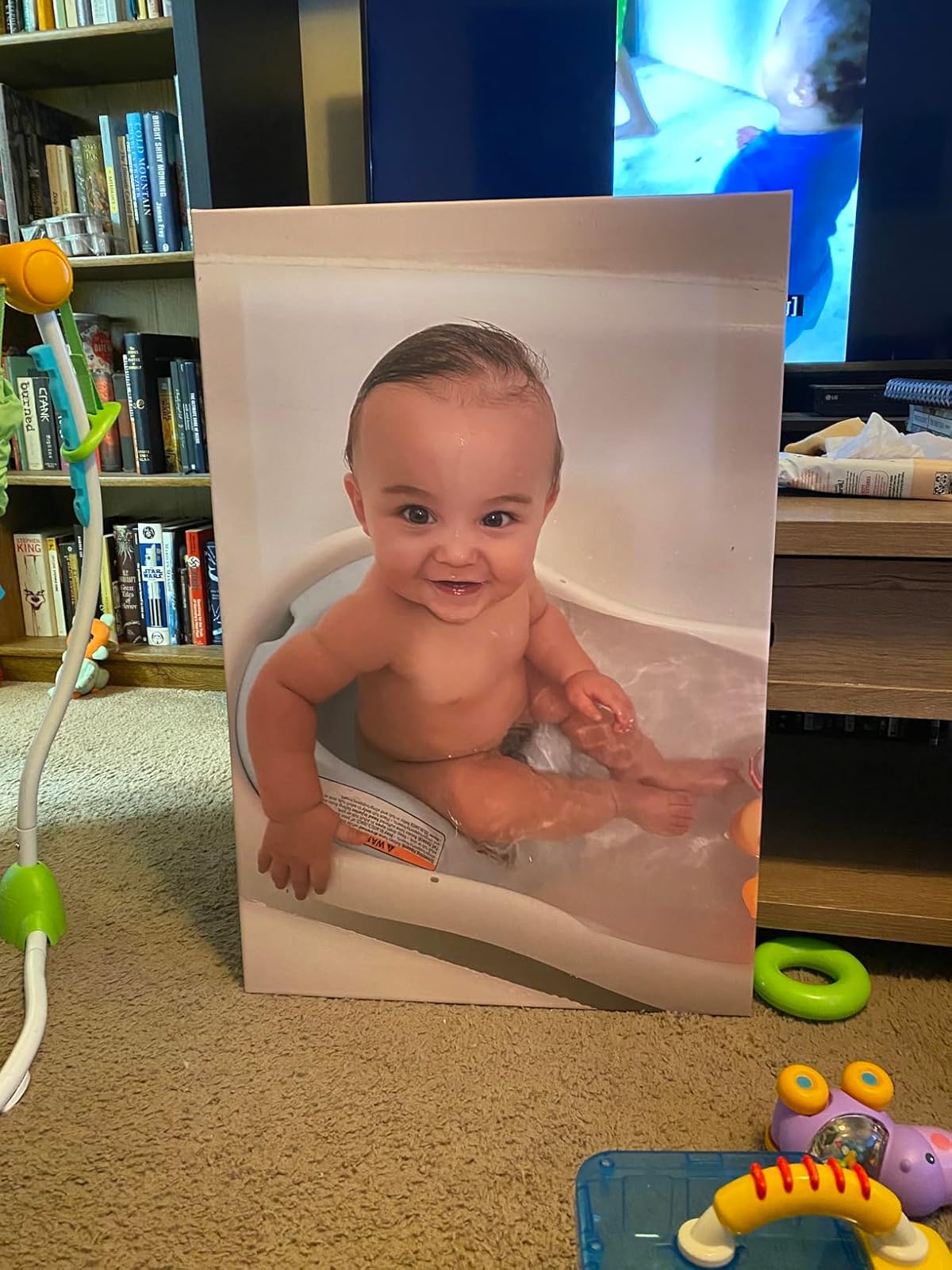 Cute Baby with Canvas