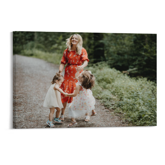 Custom Family Photo Canvas Print