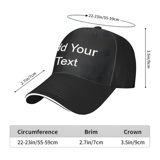 Custom Hat with Text