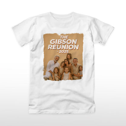 Custom Family Reunion T-Shirt – 100% Cotton, US Sizing, Delivered in 7 Days