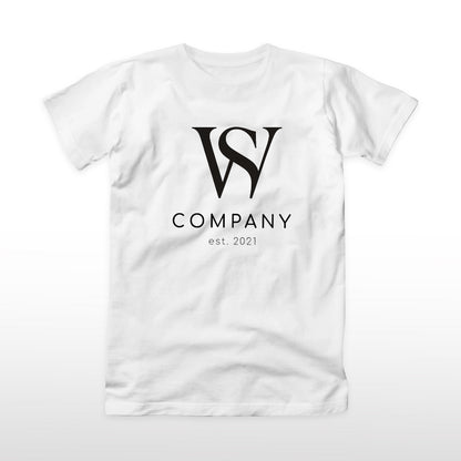 Custom Company Logo T-Shirt – Add Your Business Name & Text, 100% Cotton, Perfect for Teams & Events